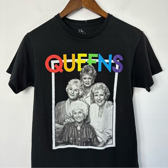 Queens The Golden Girls Pride Short Sleeve Graphic Tee Black T-Shirt Rue21 Small - Picture 6 of 6